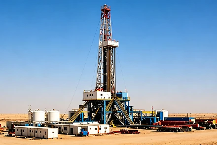 Forage p&eacute;trolier et gazier&nbsp;&ndash;&nbsp;Projet terrestre de la China National Petroleum Corporation&nbsp;