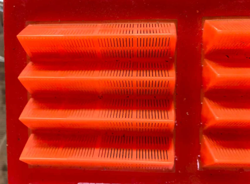Cribles de d&eacute;shydratation &agrave; bosse en polyur&eacute;thane